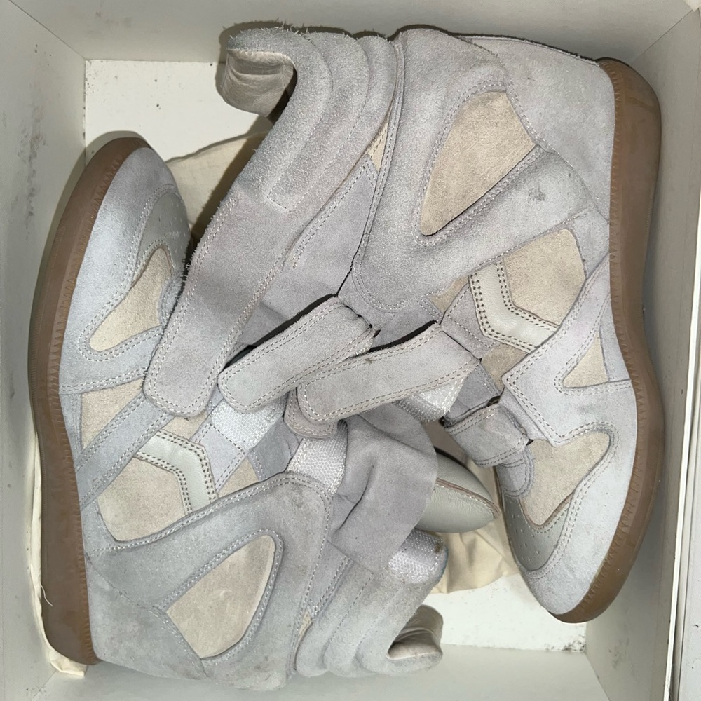 Isabel Marant Wedged Sneaker Light Gray 41
